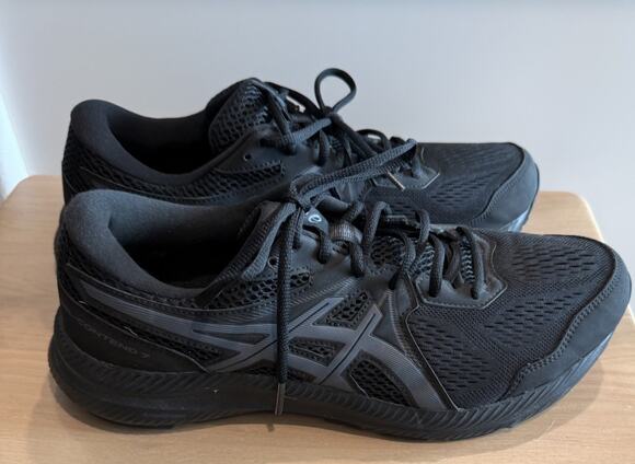 Asics Gel Contend 6 Men’s Size 11 Ex Wide Black Athletic Comfort Running Shoes main image 4